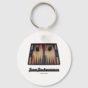 Team Backgammon Keychain