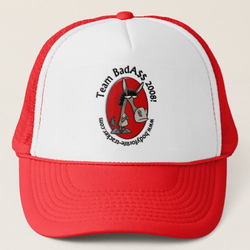 Team BadAss Retro Workout Hats Trucker Hat