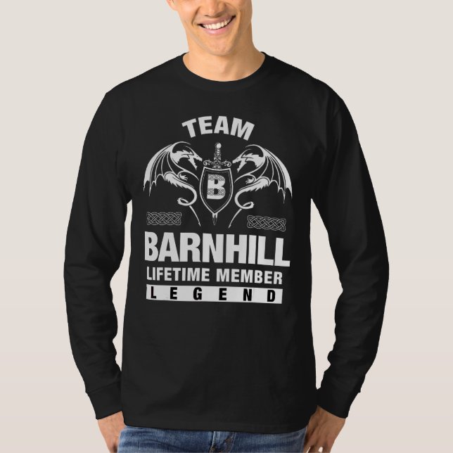 Team Barnhill Lifetime Member T-Shirt (Front)
