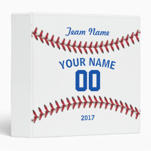 Team Baseball Sport 3 Ring Binder