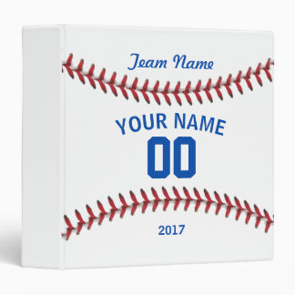 Team Baseball Sport 3 Ring Binder