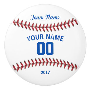 Team Baseball Sport Ceramic Knob