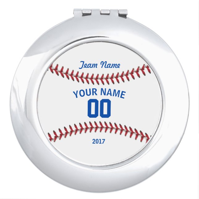 Team Baseball Sport Compact Mirror (Front)