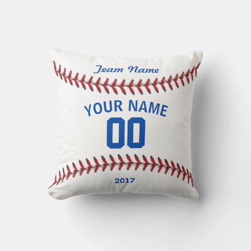 Team Baseball Sport Throw Pillow