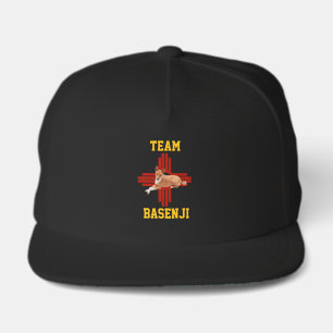 Team Basenji New Mexico Dog Sighthound Snap Back Hat