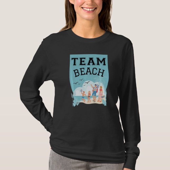 Team Beach Family Premium T-Shirt (Front)