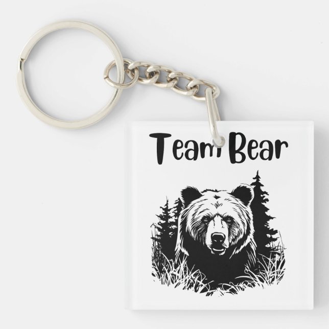 Team Bear Keychain (Front)