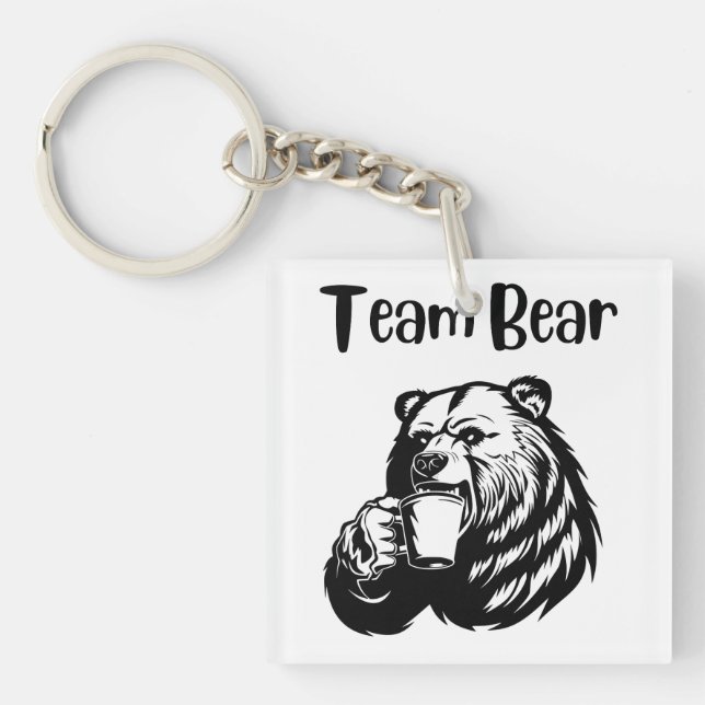 Team Bear Keychain (Front)