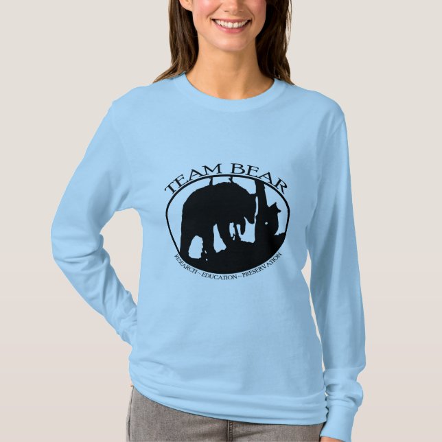 Team Bear Ladies Long Sleeve Tee (Front)