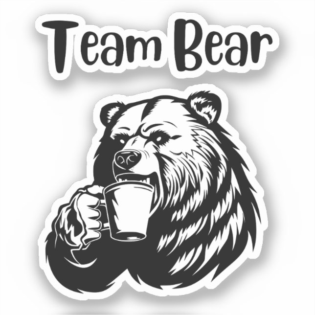 Team Bear Sticker (Front)