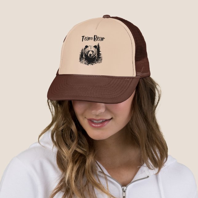 Team Bear Trucker Hat (In Situ)