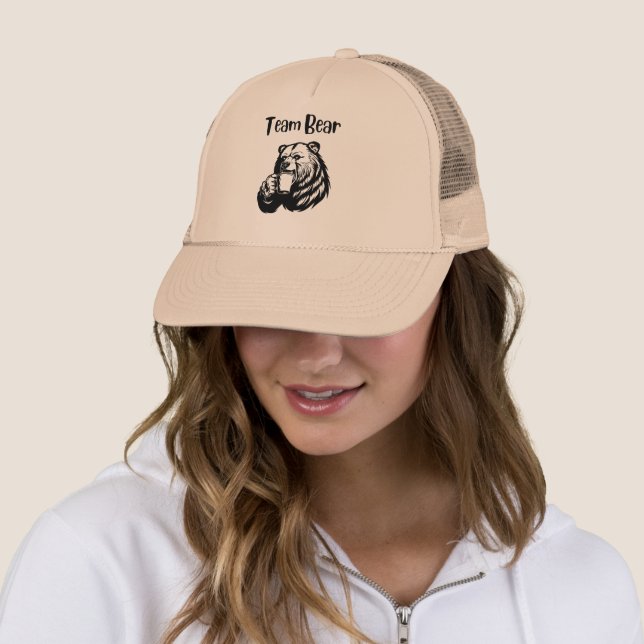 Team Bear Trucker Hat (In Situ)