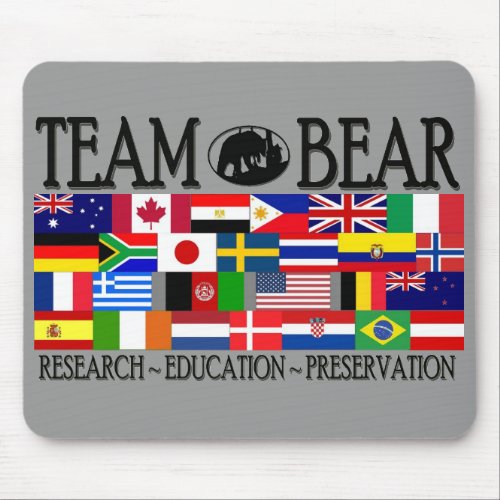 Team Bear World Mouse Pad