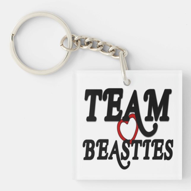 Team Beasties  Love Key Chain (Front)