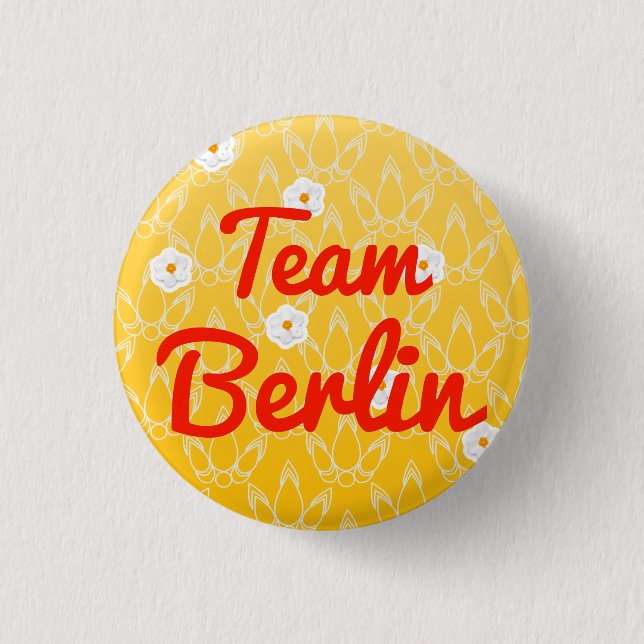 Team Berlin Pinback Button (Front)