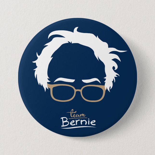 Team Bernie - Bernie Sanders for President Button (Front)
