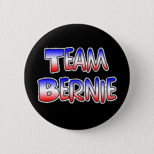 Team Bernie Sanders Patriotic Political Button