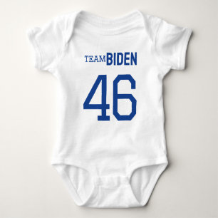 Team Biden 46 Single Sided Jersey Baby Bodysuit