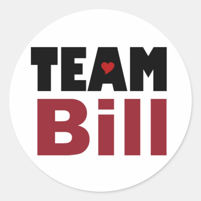 Team Bill stickers (Front)