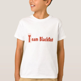 team black0ut logo 2 T-Shirt