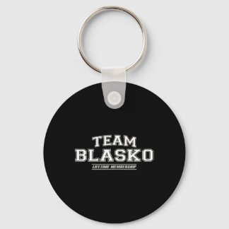 Team Blasko _ Proud Family Surname Last Name Gift Keychain