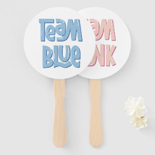 Team Blue/Boy  Hand Fan