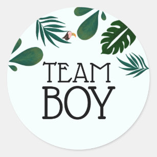 kajkey® team boy or girl, 100 pièces, gender reveal Autocollants