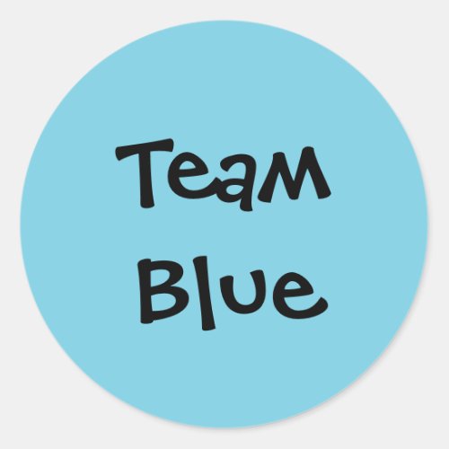 Team Blue Stickers