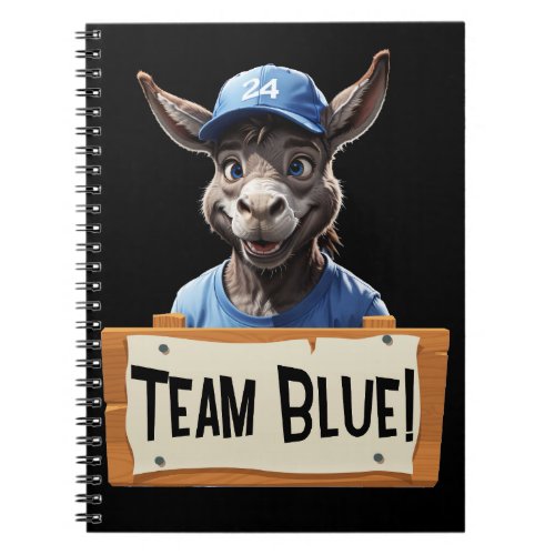 Team Blue _ Vote Democrat Notebook