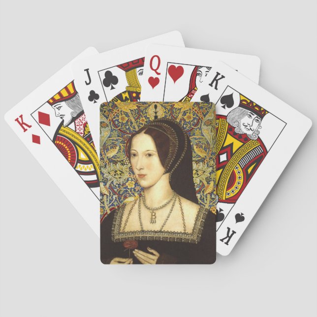 Team Boleyn - Queen Anne Boleyn of England Poker Cards (Back)
