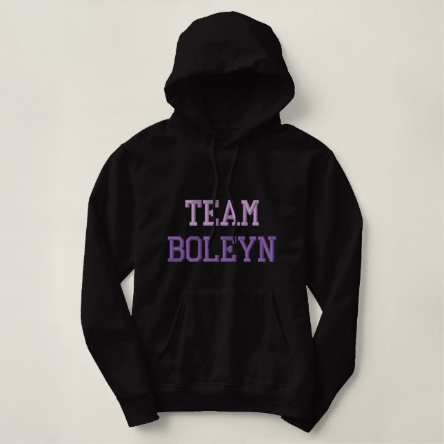 Team Boleyn T-Shirt Embroidered Hoodie (Design Front)
