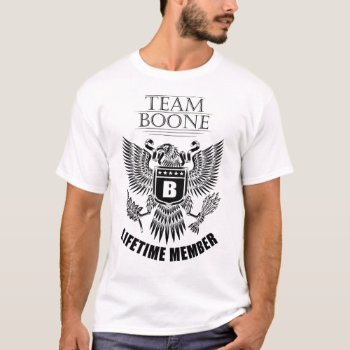 Team Boone Lifetime member T_Shirt