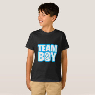 Team Boy Baby Shower Gender Reveal Party Blue T-Shirt