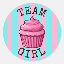 'Team Boy' Blue Cupcake Gender Reveal