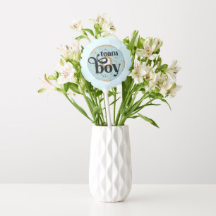 Team Boy Donut Gender Sticker Balloon