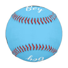 Team Boy Gender Reveal Baseball