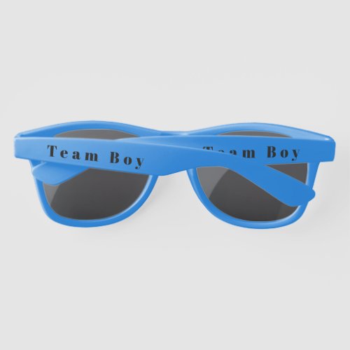 Team Boy Ice Cream Gender Reveal Sunglasses