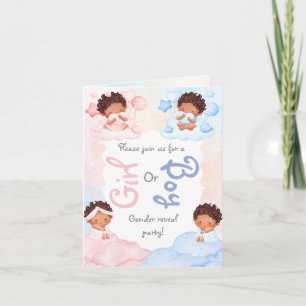 Team boy or girl - Gender Reveal Invitation