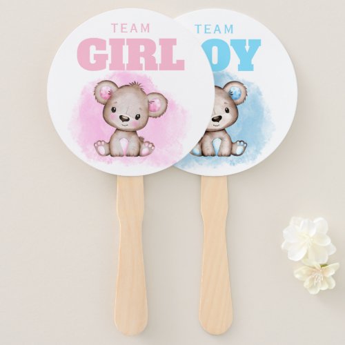 Team Boy or Team Girl Gender Reveal Voting Fan