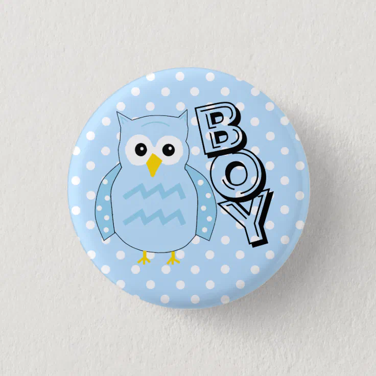 owl baby shower boy