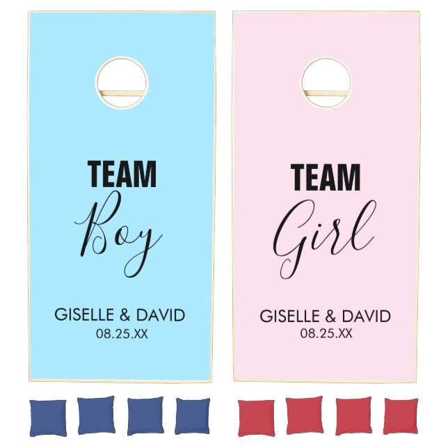 Team Boy & Team Girl Cornhole Set (Set)