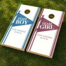 Team Boy Team Girl Gender Reveal Personalized