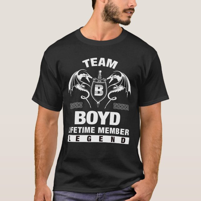 Team BOYD - Lifetime Member T-Shirt (Front)