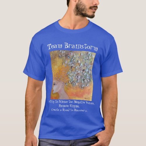Team Brainstorm Mental Health Awareness Art T_Shirt