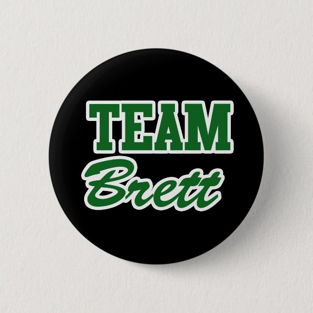 Team Brett Survivor Pinback Button (Front)