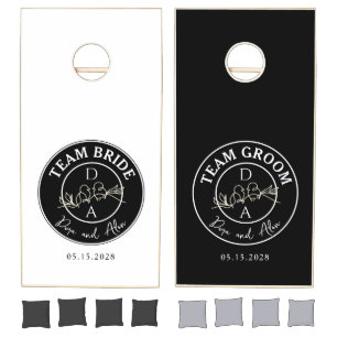 Team Bride and Groom Cornhole Set