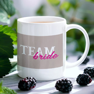 Team Bride Bachelorette Mugs – Cute & Customizable