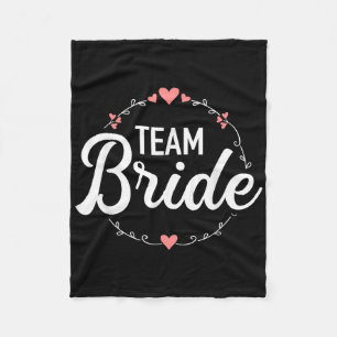 Team Bride Bachelorette Party Fleece Blanket