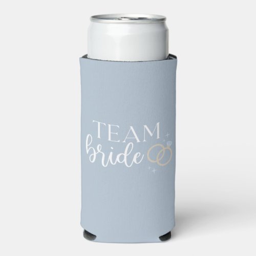 Team Bride Bachelorette Party Seltzer Can Cooler