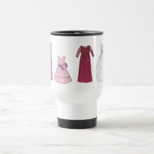 Team Bride Bridal Party Gowns Wedding Date Shower Travel Mug